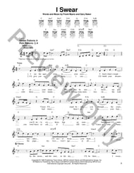 I Swear Guitar and Fretted sheet music cover